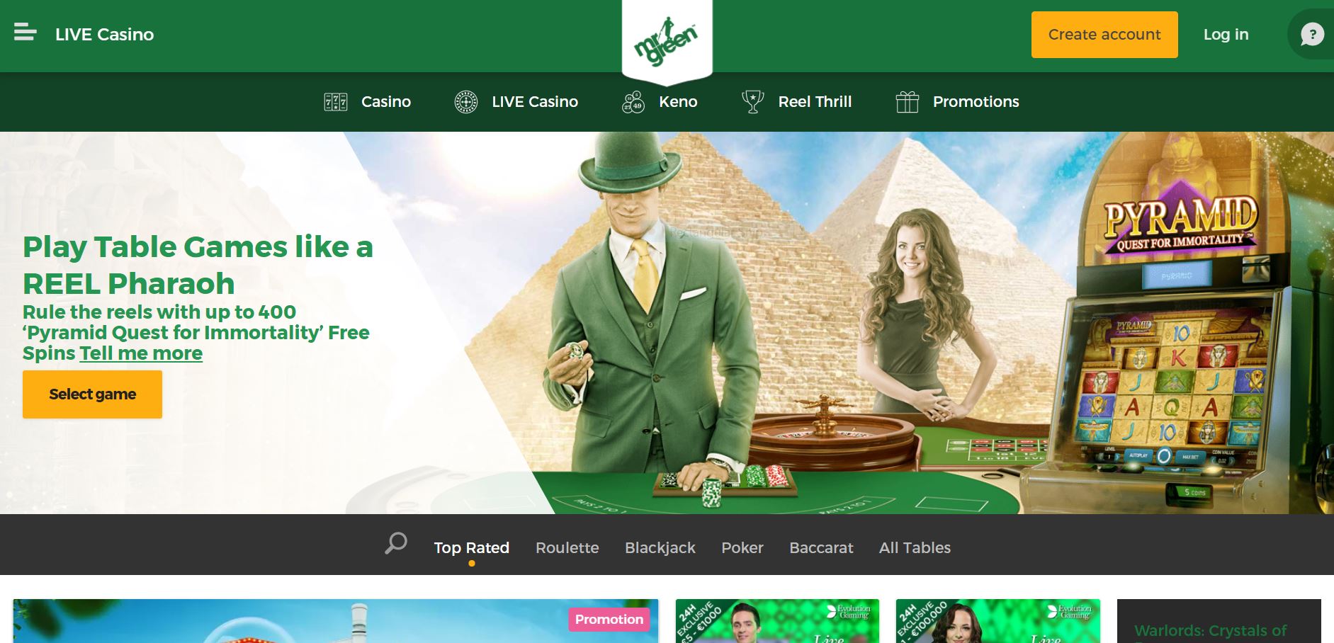 Mr green casino lanceres i Danmark