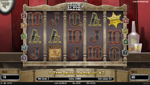 Dead or Alive spilleautomat med Free Spins bonus feature