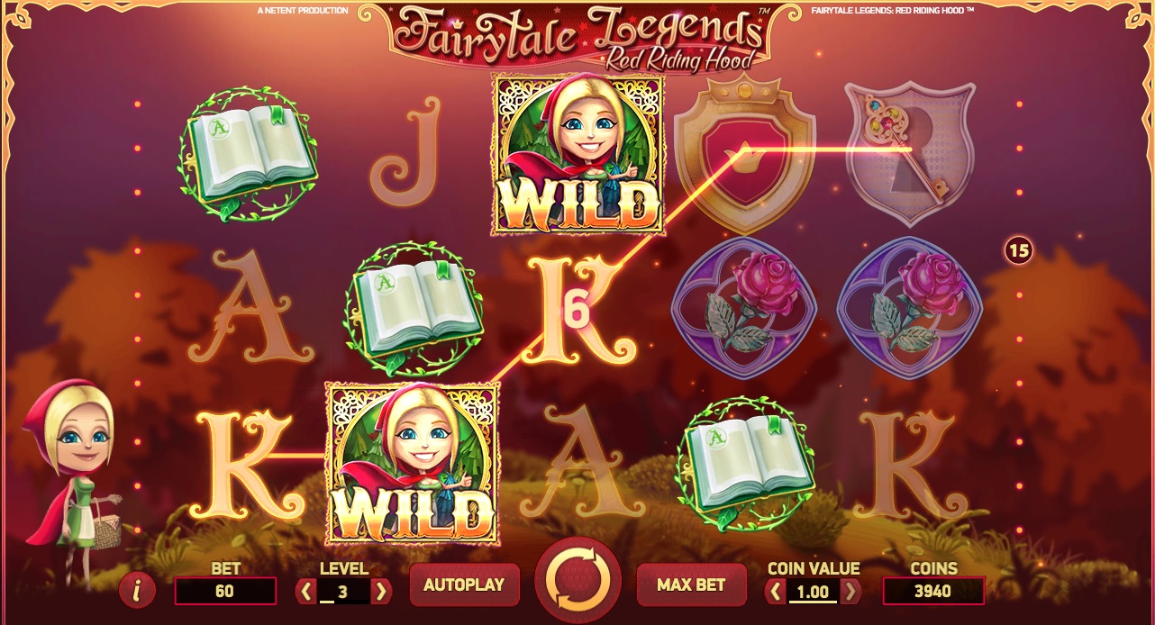 Fairytale Legends Red Riding Hood spilleautomat bonus spil