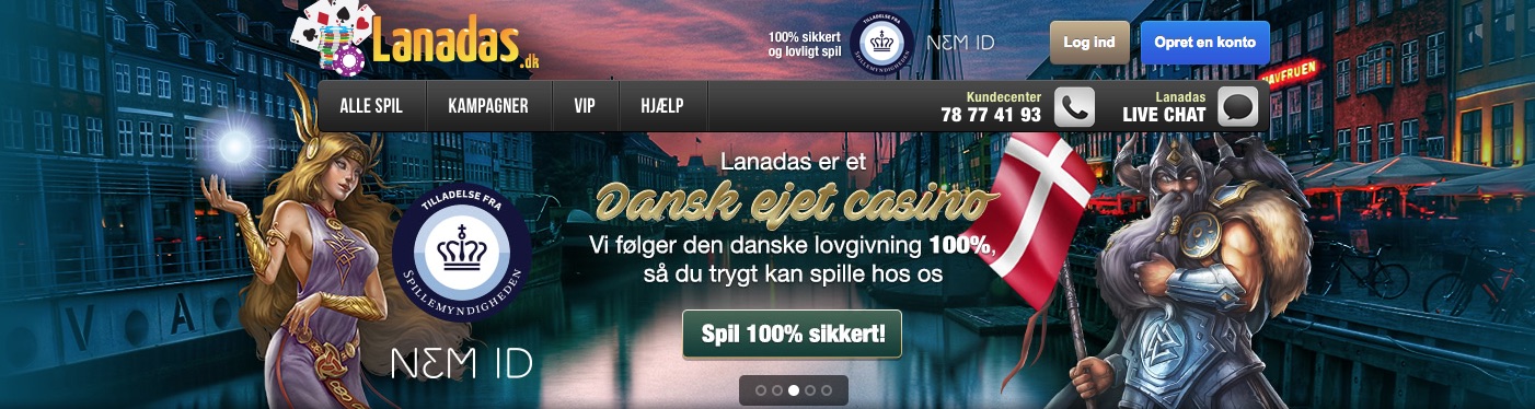 Lanadas casino anmeldelse banner Nyhavn