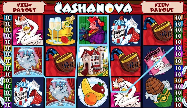 Cashanova spilleautomat symboler