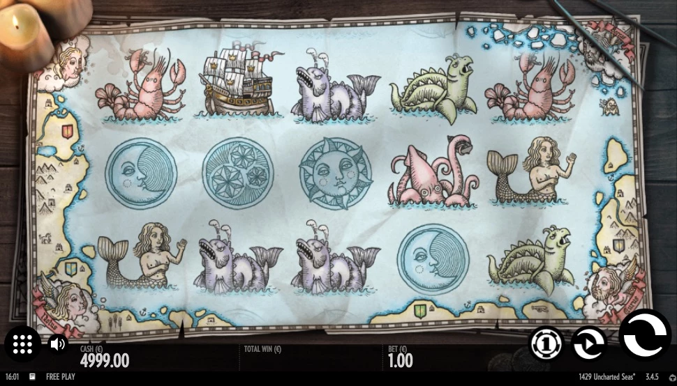 1429 Uncharted Seas symboler