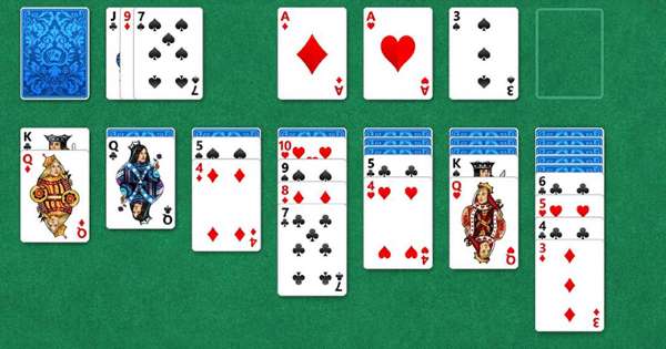 7 Kabale Spilleplade med Spillekort