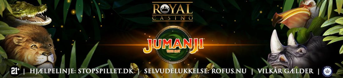 Gratis Chancer hos Royal Casino Jumanji Banner