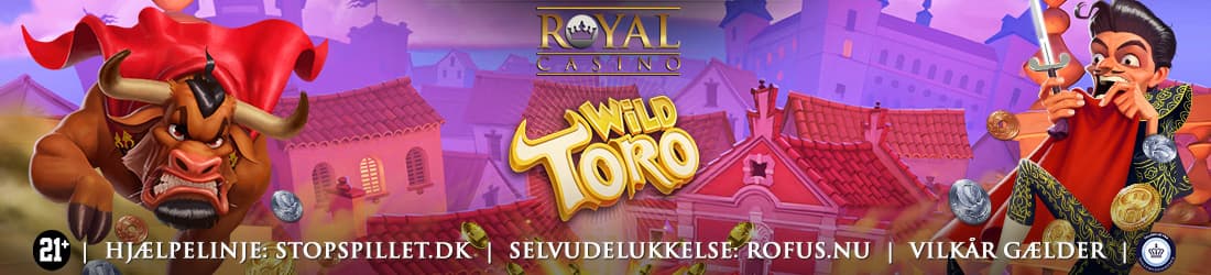 Royal Casino og Gratis Chancer til Wild Toro Banner