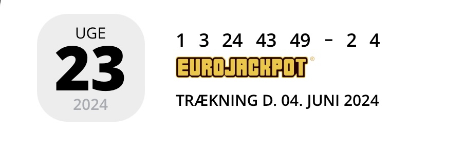 Eurojackpotspiller vinder Danmarkshistoriens største gevinst!