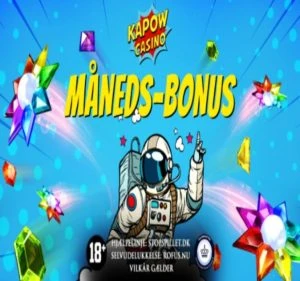 månedsbonus hos kapow