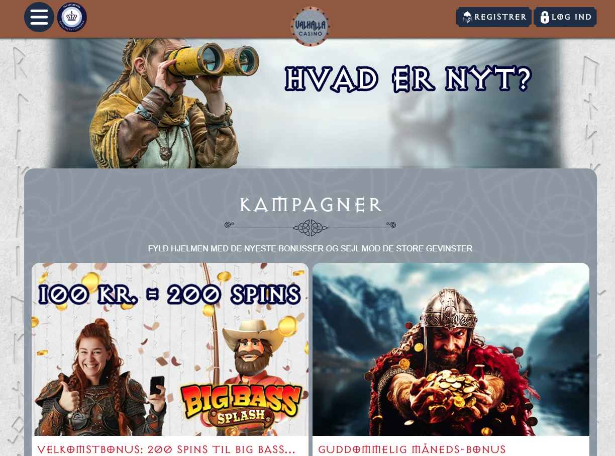 Kampagner på Valhalla Casino